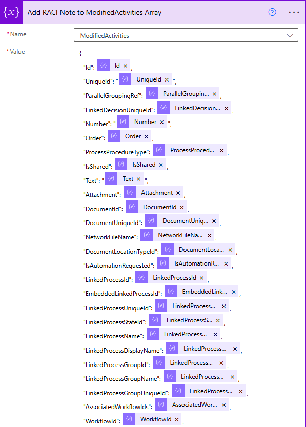 Mise à jour de l'activité de Promapp depuis la Power Platform