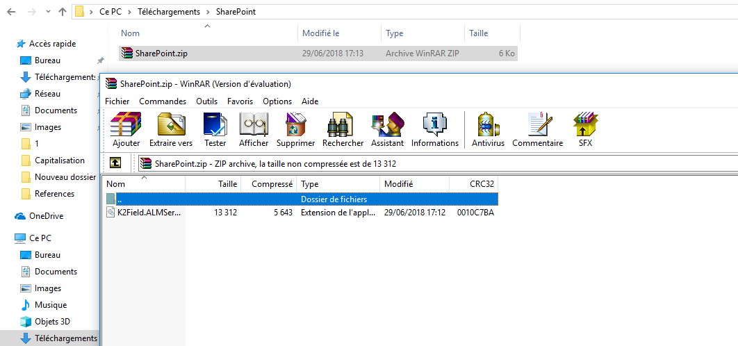 Télécharger et Installer un Service Broker qui permet d' Uploader un fichier sur SharePoint