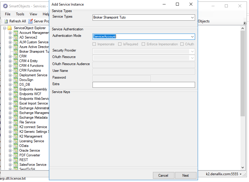 Télécharger et Installer un Service Broker qui permet d' Uploader un fichier sur SharePoint
