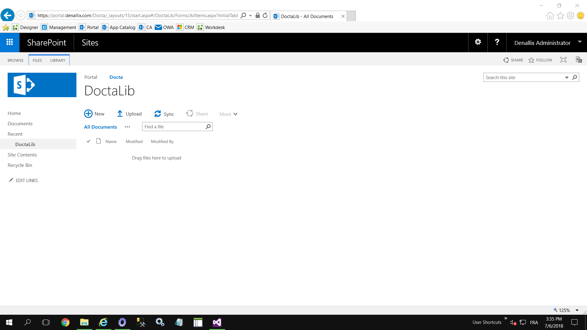 Télécharger et Installer un Service Broker qui permet d' Uploader un fichier sur SharePoint