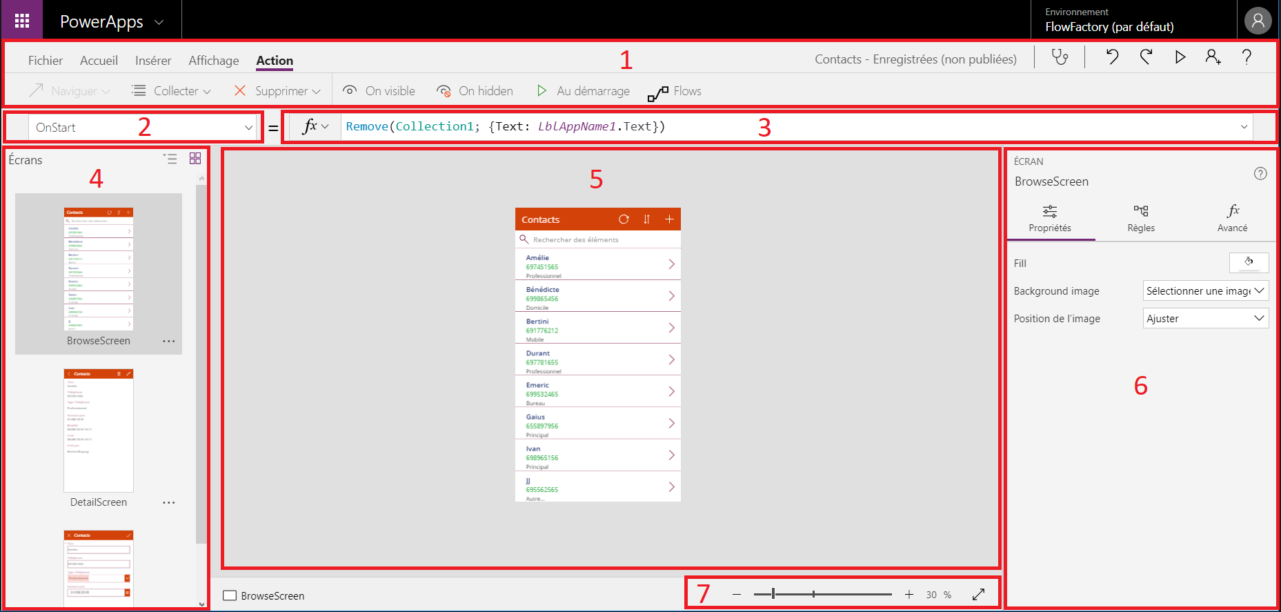 Accueil de PowerApps / Flow Factory