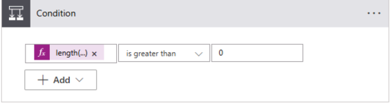 Condition sur la taille de la liste des rôles