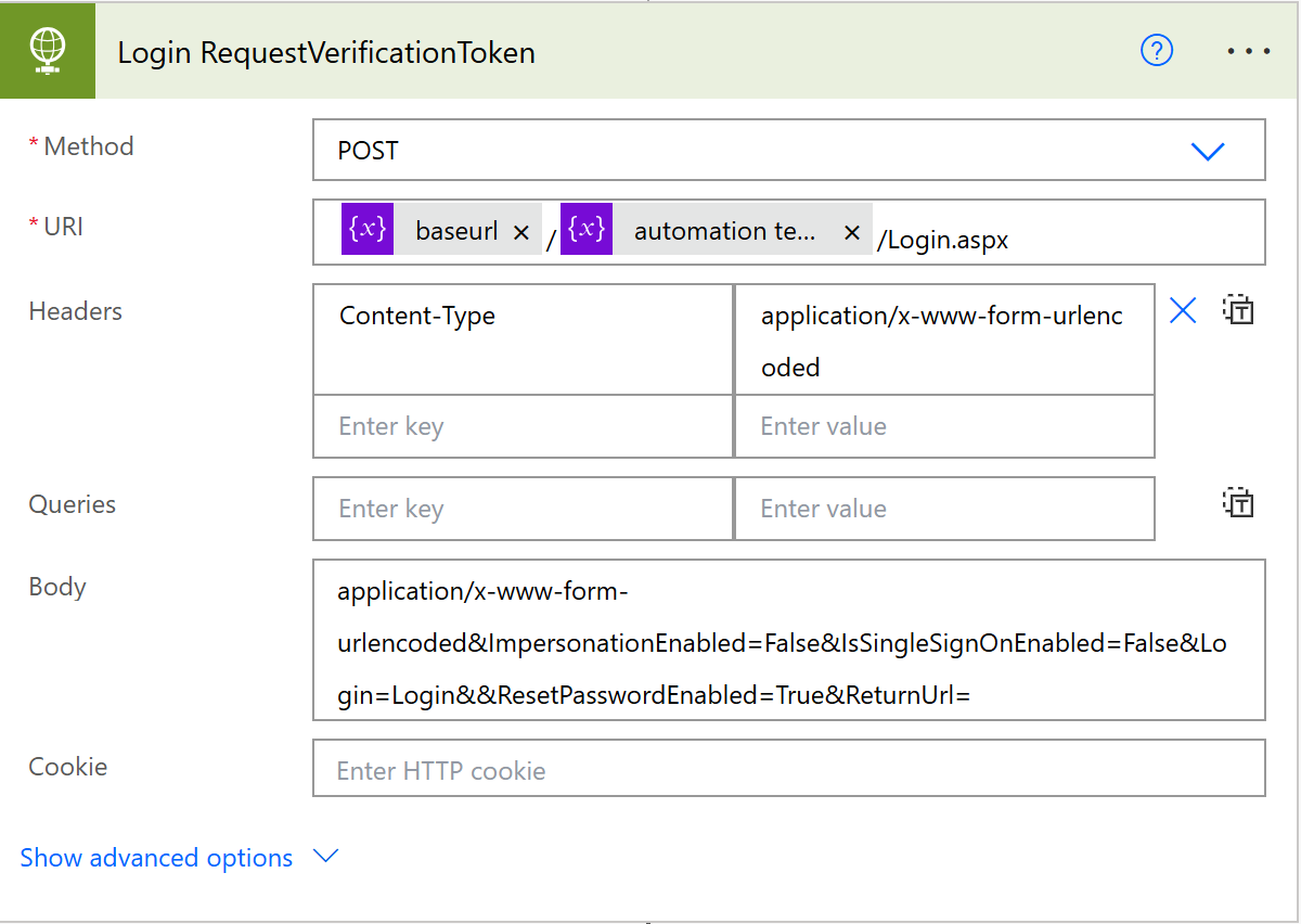 Requête de connexion à Promapp