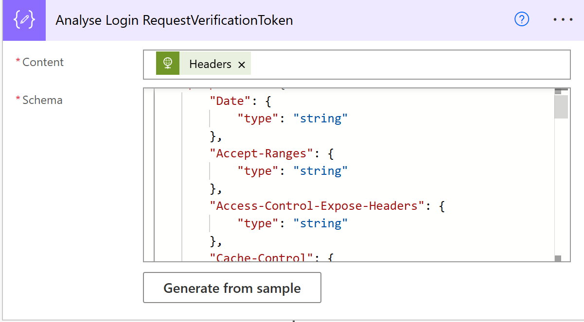 Analyse de la sortie de la requête